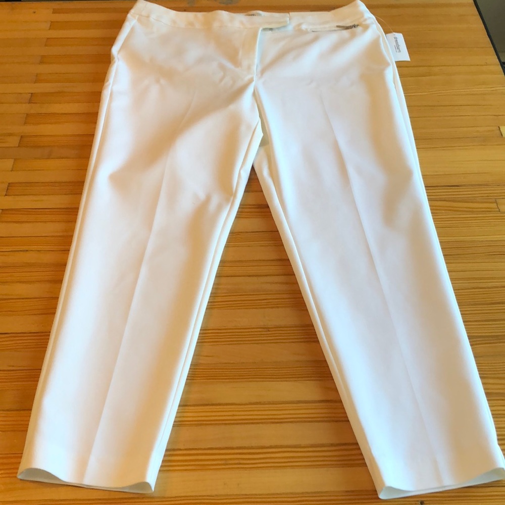 Ankle Pants - Dress Barn, White